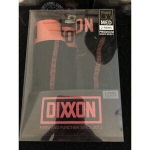 Dixxon Premium Boxer Briefs -Two Pair 1 Black, 1 Black w/Island Print Size Med